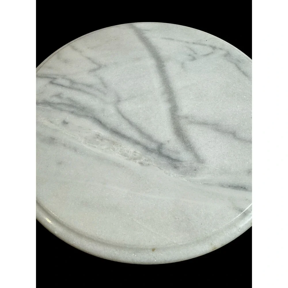 Vintage Solid Marble Turning/Spinning Turntable Display